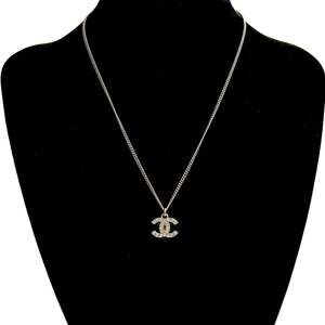 Chanel Cc Logo Chain Pendant Necklace #209707C11B
